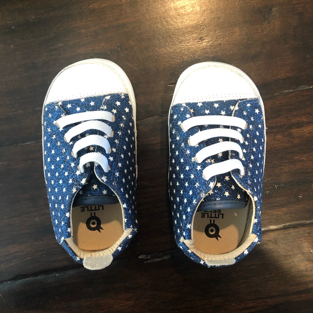 NWOT Old Soles Toddler Star-Print Sneakers - Navy